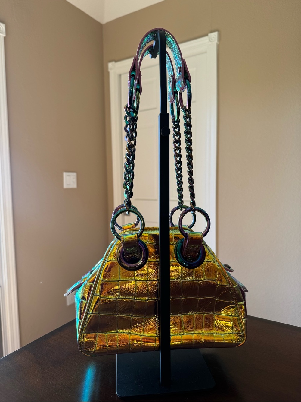 New Vivienne Westwood Orb Yasmine Holographic Purse - Picture 3 of 14